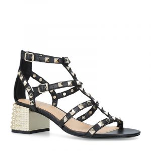 ASH ROLLS SANDALS 123076 18471S - BLACK