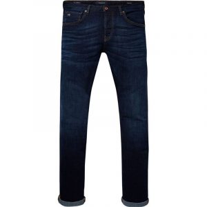 SCOTCH & SODA RALSTON JEANS BEATEN BACK 144839 - 1841 BLUE DENIM