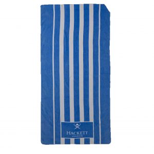 HACKETT CLASSIC STRIPE TOWEL HM011606-551-BLUE