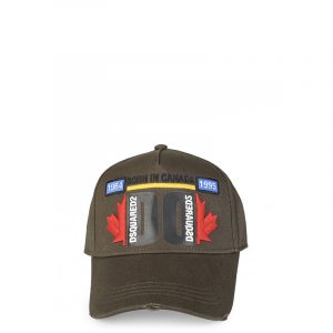 DSQUARED2 BASEBALL CAP BCM0243 05C00001 8066-KHAKI