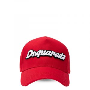 DSQUARED2 BASEBALL CAP WITH LOGO BCM0358 05C00001 4065-RED