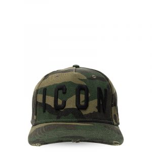 DSQUARED2 ICON BASEBALL CAP BCM4001 08C03209 M1116-CAMO