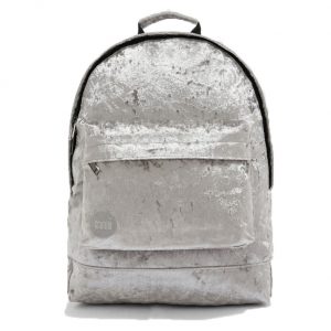 MI PAC CRUSHED VELVET BACKPACK 740314-A08-GREY