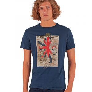 LA MARTINA T-SHIRT OMRE30 JS206 07017-NAVY
