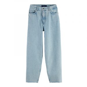 SCOTCH & SODA HIGH RISE BALLOON JEANS 160456-4038-BLUE/CRYSTALIZED IN TIME