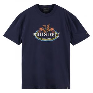 SCOTCH & SODA JERSEY ARTWORK T-SHIRT 160859-0002-NIGHT