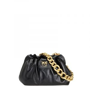 PINKO MINI CHAIN CLUTCH BAG FRAIMED 1P2236 Y6Y8 Z99-BLACK