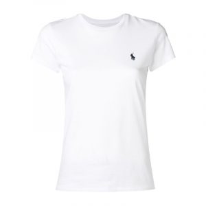 POLO RALPH LAUREN COTTON CREWNECK T-SHIRT 211734144001-WHITE