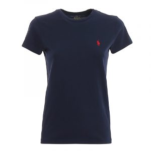 POLO RALPH LAUREN COTTON CREWNECK T-SHIRT 211734144024-CRUISE NAVY