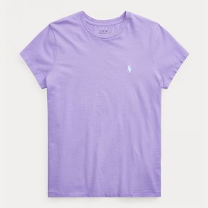 POLO RALPH LAUREN COTTON CREWNECK T-SHIRT 211734144046-HYACINTH