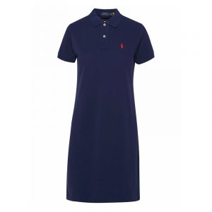 POLO RALPH LAUREN POLO DAILY DRESS 211799490005-NEWPORT NAVY/C3870