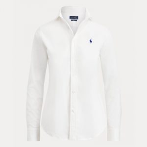 POLO RALPH LAUREN CLASSIC FIT STRETCH SHIRT 211806180002-WHITE