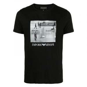 EMPORIO ARMANI T-SHIRT 3K1T6S 1JQ4Z F007-NERO TERMINAL