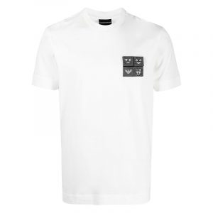 EMPORIO ARMANI T-SHIRT 3K1TBR 1JTUZ 0101-BIANCO CALDO