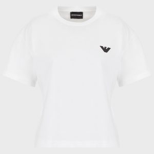 EMPORIO ARMANI T-SHIRT 3K2T7X 2J53Z 0100-BIANCO OTTICO