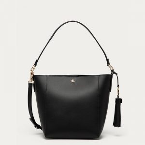 LAUREN RALPH LAUREN SMALL ADLEY SHOULDER BAG 431795008011âˆ’CARRYOVER BLACK