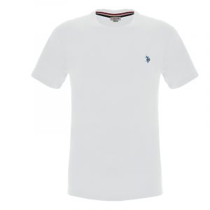 US POLO ASSN DBL HORSE LOGO T-SHIRT 5994049351P100-101-WHITE