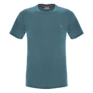 US POLO ASSN DBL HORSE LOGO T-SHIRT 5994049351P100-138-FADE BLUE