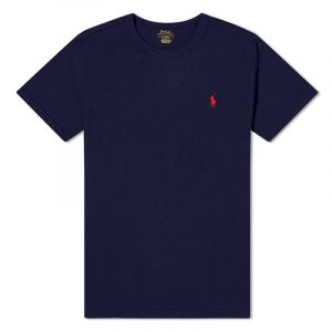 POLO RALPH LAUREN  CLASSIC FIT JERSEY CREWNECK T-SHIRT 710811284003-NEWPORT NAVY/C3870