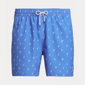 POLO RALPH LAUREN TRAVELLER SWIMMING TRUNK 710834848001-POLO FLAMINGOS
