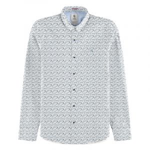 GARCIA JEANS MEN`S L/S SHIRT B11280-50-WHITE