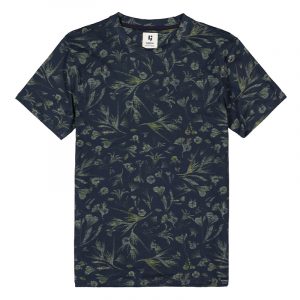 GARCIA JEANS T-SHIRT WITH ALLOVER PRINT C11004-292-BLUE/DARK MOON