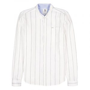 GARCIA JEANS SHIRT WITH STRIPES C11081-53-OFF WHITE