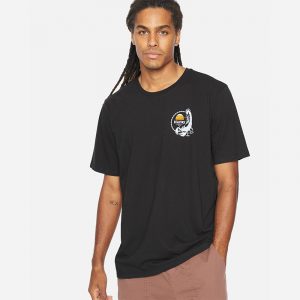 HURLEY EVERDAY WASHED DROP IN T-SHIRT CZ6031-H010-BLACK