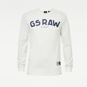 G-STAR RAW GR T L/S T-SHIRT D16395-4561-111-MILK