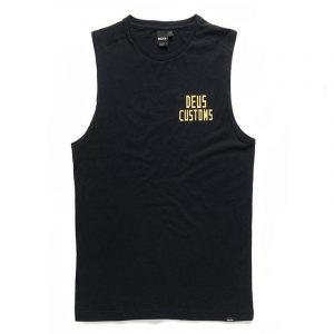 DEUS EX MACHINA LLOYD MUSCLE T-SHIRT DMP201831B-BLK-BLACK