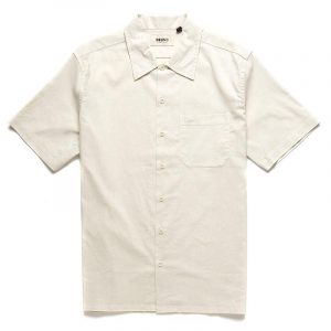 DEUS EX MACHINA OSCAR HEMP SHIRT DMP205943-DWH-DIRTY WHITE