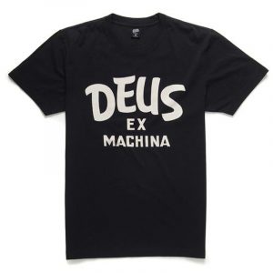 DEUS EX MACHINA CURVY T-SHIRT DMW41808X-BLK-BLACK