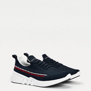 TOMMY HILFIGER SUSTAINABLE KNIT RUNNER STRIPES FM0FM03420-DW5-DESERT SKY