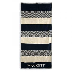 HACKETT HERRINGBONE TOWEL 180 X 90 CM HM012274-5AA-MULTI BLUE