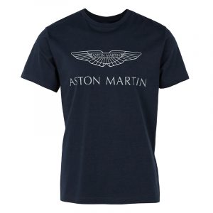 HACKETT AMR LOGO T-SHIRT HM500532-595-NAVY