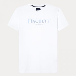 HACKETT LONDON LOGO T-SHIRT HM500533-800-WHITE