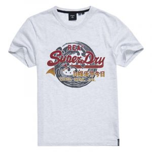 SUPERDRY VL ITAGO T-SHIRT M1011004A-54G-ICE MARL