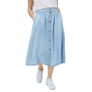 PEPE JEANS SIA BUTTONED SKIRT PL900921-000-DENIM