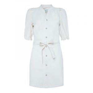 PEPE JEANS DORY SHIRT-FIT DRESS PL952812-803-OFF WHITE