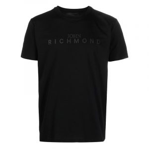 JOHN RICHMOND FEDERICK LOGO-PRINT T-SHIRT RMP21182TS-BLACK