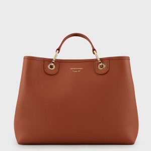 EMPORIO ARMANI SHOPPING BAG Y3D165 YFO5B 85550-CUOIO/ROSSO